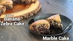 చాక్లెట్ వెనిలా Mixed Flavors సూపర్ Marble Cake | Eggless ...