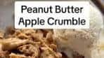 ⭐️ Peanut Butter Apple Crumble ⭐️ The perfect combination ...