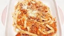 ズボラのミートソースうどん
