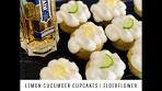 🇺🇸Lemon Cucumber Cupcakes | Elderflower Frosting ...