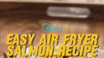 🐟Try this easy air fryer salmon recipe with lemon and dill ...