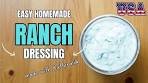🥗 Easy Homemade Ranch Dressing | Simple, Creamy, and ...