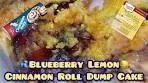 🫐Blueberry Lemon🍋 Cinnamon Roll Dump Cake | Tiktok ...