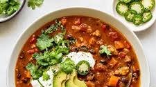 1-Pot Turkey Pumpkin Chili (with Black Beans)