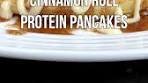 117g Protein Cinnamon Roll Pancakes Recipe