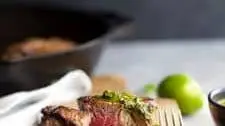 15 Minute Filet Mignon with Chimichurri