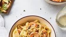 20-Minute Shrimp Scampi Pasta for Two