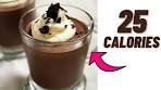 25 CALORIE CHOCOLATE PUDDING RECIPE- Low calorie ...