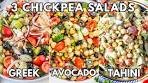 3 Easy Chickpea Salad Recipes