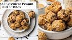 3 Ingredient Peanut Butter Energy Balls