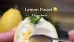 3 ingredients Lemon Posset Lemon posset. Make the world's ...