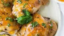 30-Minute Apricot Glazed Chicken Thighs