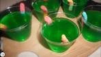 31 Days of Halloween: Day 18 - Gummy Worm Jello Cups