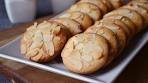 A quick and delicious recipe for crispy almond cookies. #490