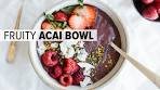 ACAI BOWL WITH MIXED BERRIES | healthy smoothie bowl ...