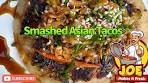 Addictive Smashed Asian Pork Tacos Recipe