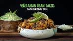 Adobo Black Bean & Garbanzo Bean Tacos with Spicy ...