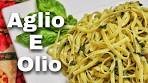 Aglio E Olio Garlic and Oil Pasta with Basil Simple Recipe