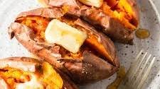 Air Fryer Baked Sweet Potatoes