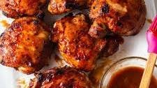 Air Fryer BBQ Chicken Thighs