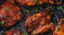 Air Fryer BBQ Chicken Thighs