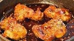 Air Fryer Chicken Thighs with a Sweet Sticky Honey Asian ...