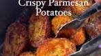 Air Fryer Crispy Parmesan Potatoes Recipe