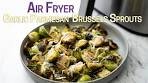 Air Fryer Garlic Parmesan Brussels Sprouts