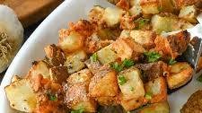 Air Fryer Garlic Parmesan Potatoes