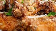 Air Fryer Garlic Parmesan Wings