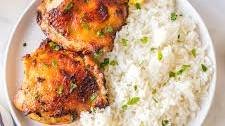 Air Fryer Lemon Garlic Chicken Thighs