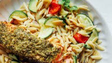 Air Fryer Pesto Salmon