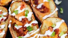 Air Fryer Potato Skins