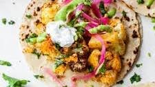 Air Fryer Roasted Cauliflower Tacos