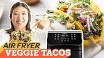 Air Fryer Roasted Veggie Tacos (Vegetarian Friendly ...