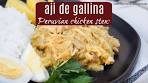 Aji de gallina - Peruvian chicken stew