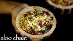 aloo chaat recipe | how to make spicy alu chaat | potato chaat ...
