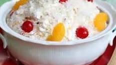 Ambrosia Fruit Salad- With Sour Cream and Cool Whip
