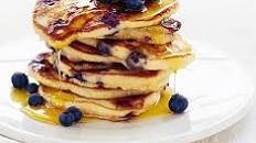 American blueberry pancakes