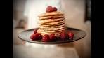 American Pancakes with Maple Syrup & Raspberries Is The ...