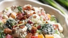 Amish Broccoli Cauliflower Salad