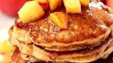 Apple cider pancakes