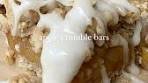 Apple crumble bars The ultimate fall recipe!! These apple ...