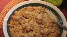 Apple Juice Cinnamon Oatmeal