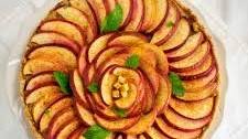 Apple Marzipan Tart with Almond Crust