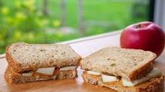 Apple Peanut Butter Sandwich