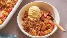 Apple Rhubarb Crisp