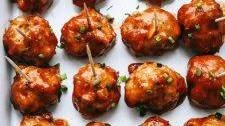 Apricot BBQ Cocktail Meatballs