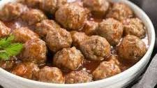 Apricot Glazed Cocktail Meatballs