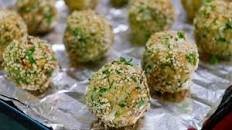 Arugula Millet Garbanzo Meatballs WFPBNO